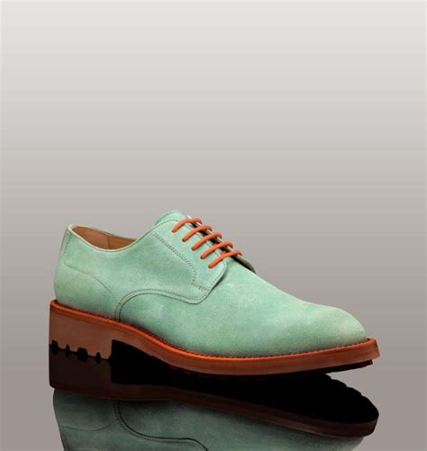 mint green shoes men